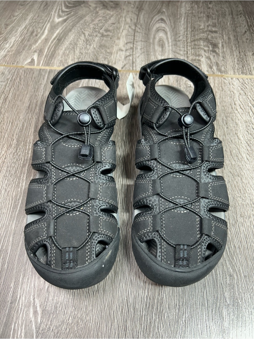 Khombu Men's Travis active sandals Black Outdoor Fisherman Sandals